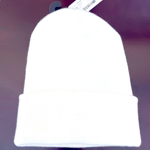 Adidas Men’s/Women’s Knit Hat Color White Embroidered Logo - Picture 6 of 7